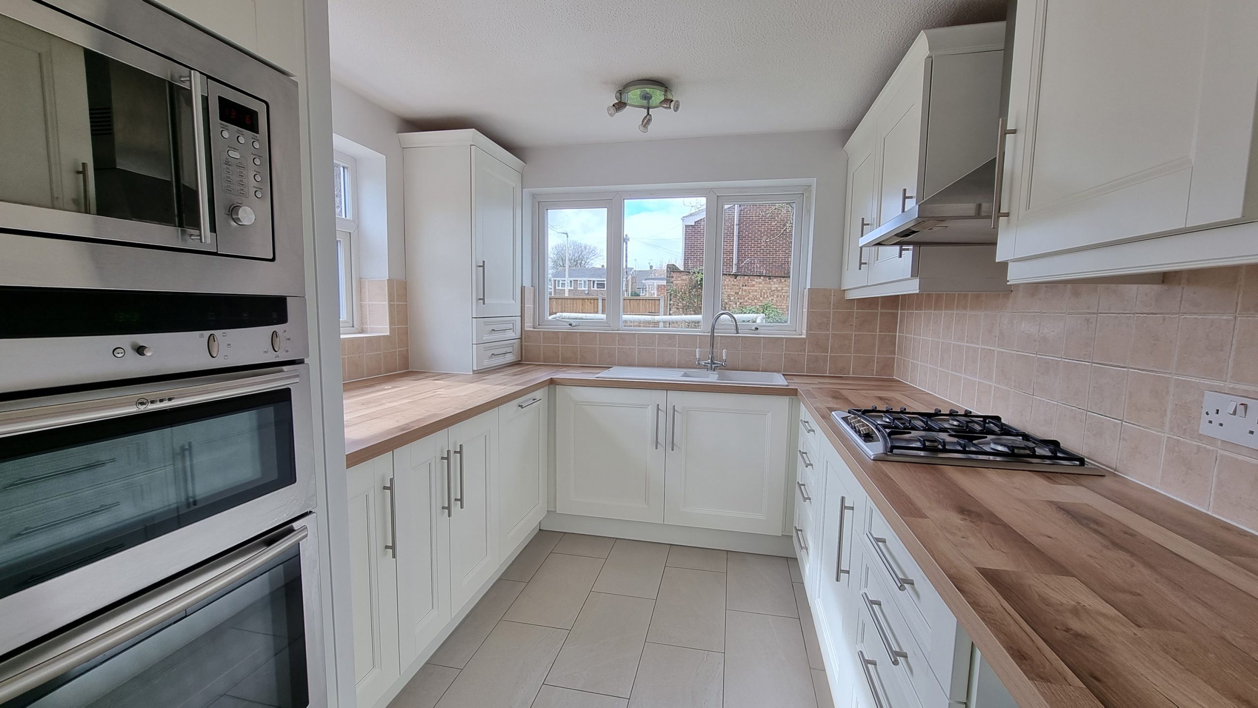 before and after kitchen respray